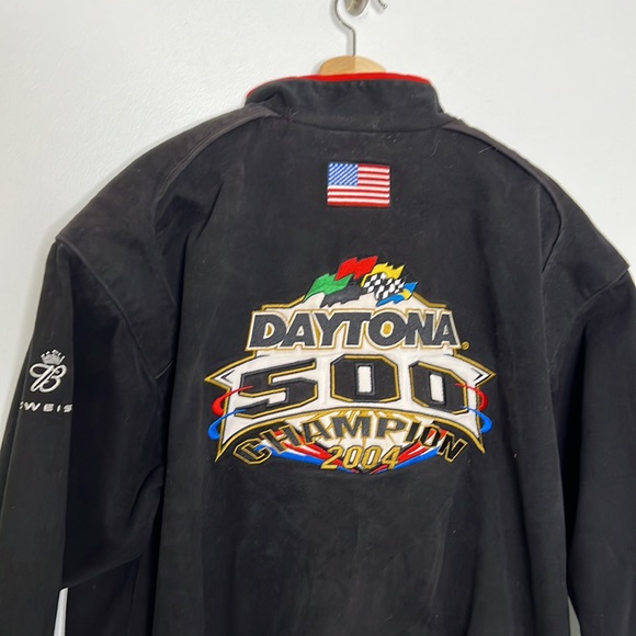 Daytona 500 2004 Dale Earnhardt Jr #8 Champion Jacket Black Nascar Racing XL - Picture 4 of 9